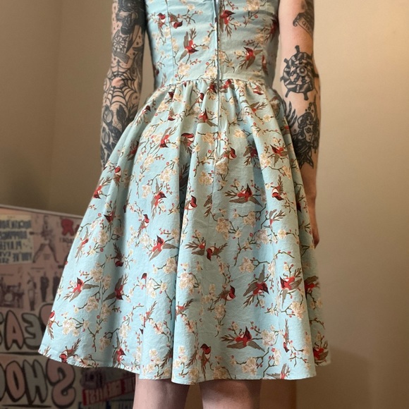 Bernie Dexter Novelty Print Dress L - Picture 5 of 7